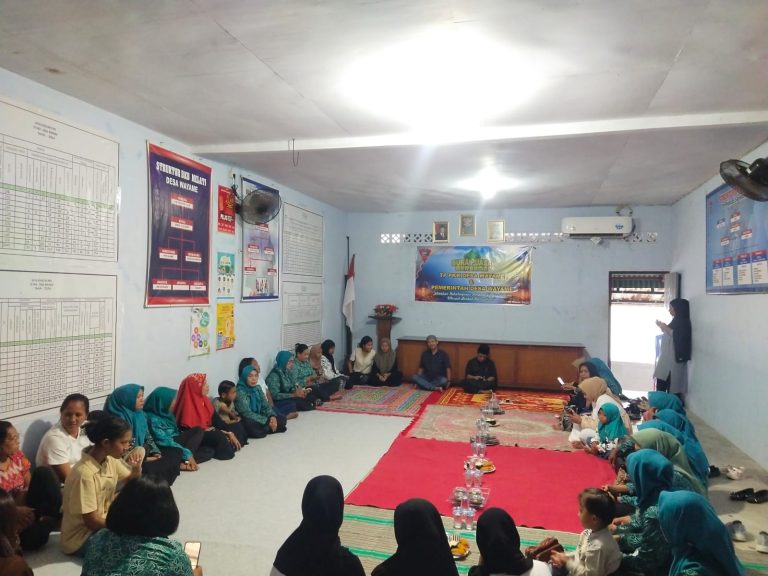 Buka Puasa Bersama TP PKK, Pemerintah Desa, para Kader dan BPD Desa Wayame